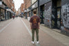 Mahabali Brown Acid Washed DTG Printed | 100% Cotton